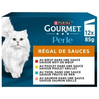 GOURMET PERLE Régal de Sauces 12x85g