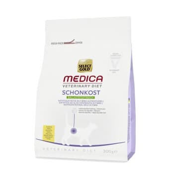 SELECT GOLD Medica Diététique Riche en Fibres Croquettes Chat Adulte Poulet et Maïs 300 g