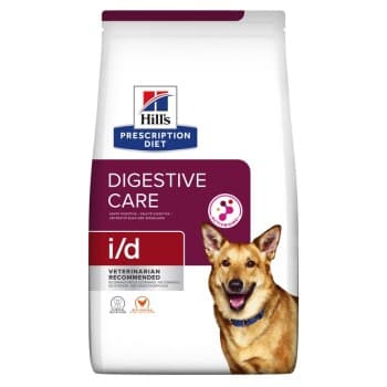 Hill's Prescription Diet i/d Croquettes pour chiens, Adultes, au poulet pour soutenir la digestion 12 kg