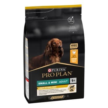 PRO PLAN Small & Mini Adult Light Sterilised au poulet 3 kg