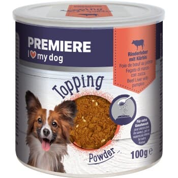PREMIERE Topping Powder 6 x 100 g Foie de bœuf au potiron 6x100 g