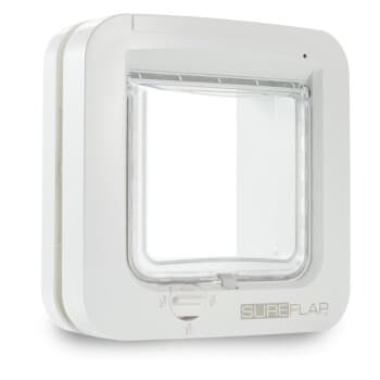 SureFlap Chatière commandée par puce électronique blanc