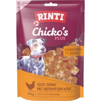 RINTI Chicko Plus Dés de fromage, Poulet au fromage 12x80 g