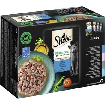 Sheba Nature’s Collection en sauce fine variété 12 x 85 g Sélection de poisson