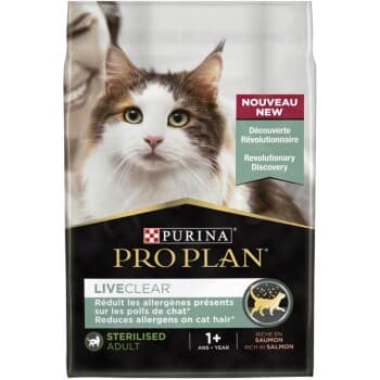PRO PLAN LIVECLEAR Croquettes Chat Adulte Stérilisé Riche en saumon 2,8 kg