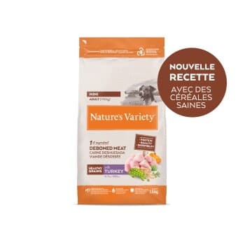 Nature's Variety Healthy Grains Mini Adulte Dinde 1,5kg