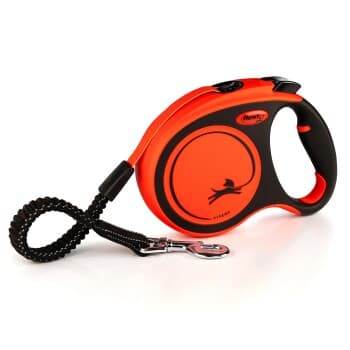 Flexi XTREME Laisse à enrouleur orange/noir L, 5 m