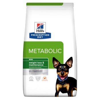 Hill's Prescription Diet Metabolic Weight Management Mini au poulet 2x9 kg
