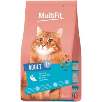 MultiFit nourriture sèche pour chat, adulte Thon 4 kg