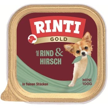 RINTI Gold Mini 16x100g Cerf & bœuf 16x100 g