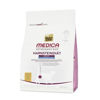 SELECT GOLD Medica Calculs Urinaires Pauvre en Calories Croquettes Chat Adulte Poulet et Riz 300 g