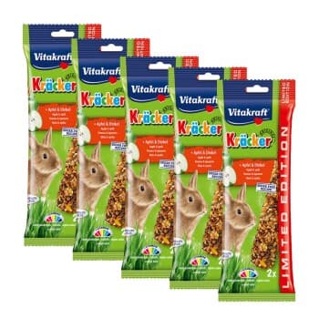 Vitakraft Kräcker Lapins nains 5 x 2 Pomme et épeautre