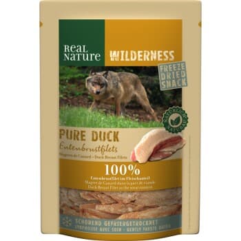 REAL NATURE WILDERNESS Snacks lyophilisés 100 g Pure Duck