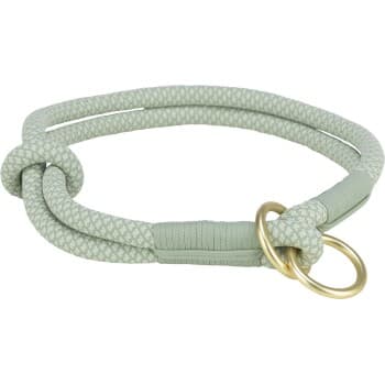 Trixie Soft Rope Collier d'arrêt de traction vert menthe S-M
