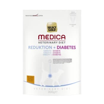 SELECT GOLD Medica Obésité & Diabète Croquettes Chat Adulte Volaille 300 g
