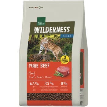 REAL NATURE WILDERNESS croquettes pour chat, adulte, pur bœuf 7 kg