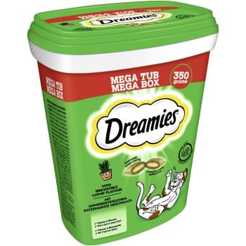 Dreamies Mega Box 350g Herbe aux chats