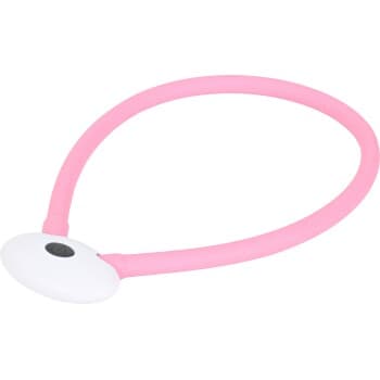 AniOne Anneau lumineux en chaîne de silicone rose S-M
