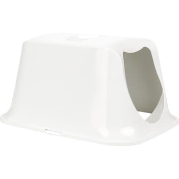 FIT+FUN Couvercle de toilettes pour chat Mix & Match Classic blanc