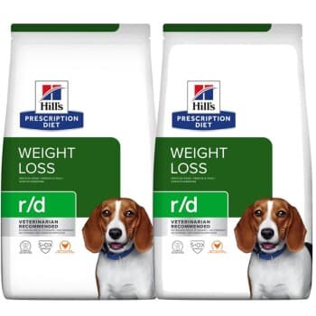 Hill's Prescription Diet r/d Croquettes chien Weight Reduction 2x10 kg
