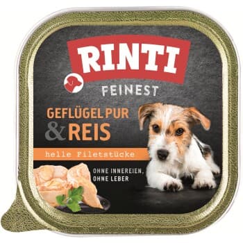RINTI Feinest Adult Volaille pur & riz 11x150 g