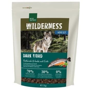 REAL NATURE WILDERNESS Dark Fjord Cerf, saumon et canard 1 kg