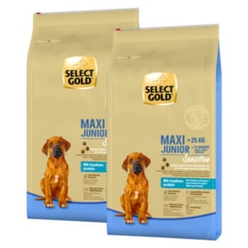 SELECT GOLD Sensitive Croquettes Chiot Maxi Mélange d’insectes 2x12 kg