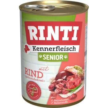 RINTI Viande de connaisseur Senior12 x 400 g Bœuf 12x400 g
