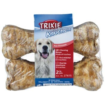 Trixie os à mâcher en paille 4 pcs, 10 cm