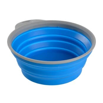 Dogs Creek écuelle de voyage en silicone Trail bleu 1 l