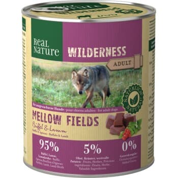 REAL NATURE WILDERNESS Adult Mellow Fields - Buffle & Agneau 6x800 g