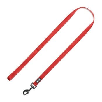 AniOne Laisse courte Classic en nylon rouge M