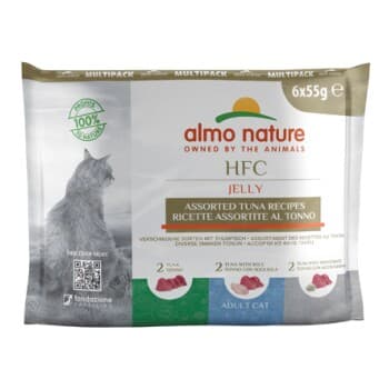 Almo nature HFC Jelly Assortiment de Recettes au Thon 6x55g