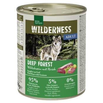 REAL NATURE WILDERNESS Adult DEEP FOREST Sanglier et Cerf 12x800 g