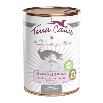 Terra Canis Hypoallergen Adult 6x400g Autruche au panais 6x400 g