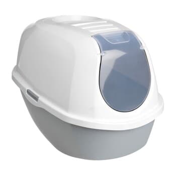 AniOne Bac à litière pour chat Smart Cat gris clair