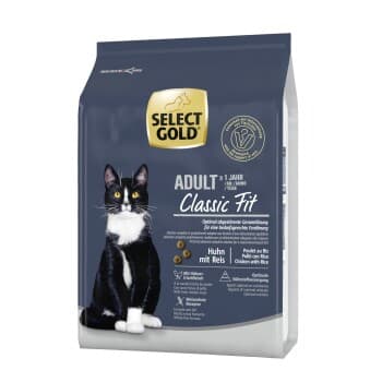 SELECT GOLD Classic Fit Croquettes Chat Adulte Poulet 2,5 kg