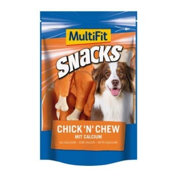 MultiFit Snacks Chick’n Chew Os à teneur en calcium 2 x 100 g