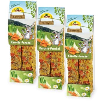 JR Farm Farmy’s fenouil carotte 3x160g
