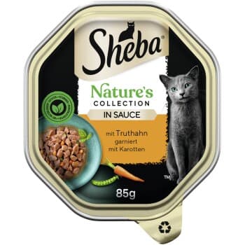 Sheba Nature ́s Collection en sauce Dinde & Dinde 22x85 g