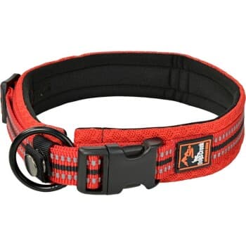 Dogs Creek Collier Voyager rouge XL