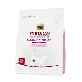 SELECT GOLD Medica Calculs Urinaires Struvite Croquettes Chat Adulte Bœuf 2,5 kg