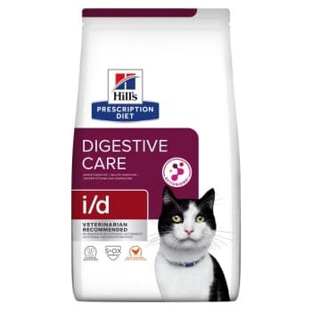 Hill's Prescription Diet i/d Croquettes pour chats au poulet, Adulte, pour soutenir la digestion 8 kg