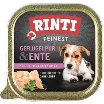 RINTI Feinest Adult Volaille Pur et canard 11x150 g