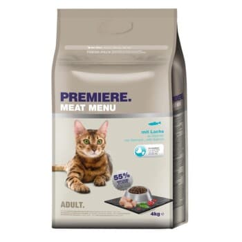 PREMIERE Meat Menu Croquettes pour chat adulte Saumon 4 kg