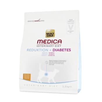 SELECT GOLD Medica Obésité & Diabète Croquettes Chat Adulte Volaille 2,5 kg