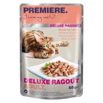 PREMIERE Deluxe Ragout Adult Riche en saumon 88x85 g