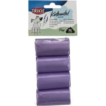 Trixie Sacs à déjections canines , parfum lavande, 4 rouleaux x 20 sacs
