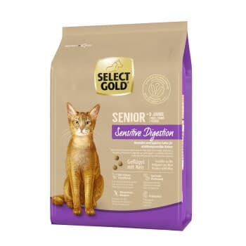 SELECT GOLD Sensitive Digestion Croquettes Chat Senior Volaille & riz 2,5 kg