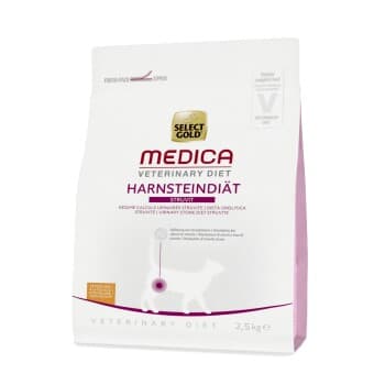 SELECT GOLD Medica Calculs Urinaires Struvite Croquettes Chat Adulte Volaille 2,5 kg